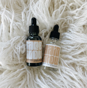 hair & face serum set