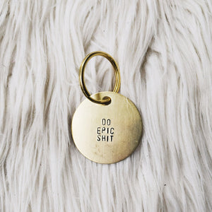 do epic shit brass tag